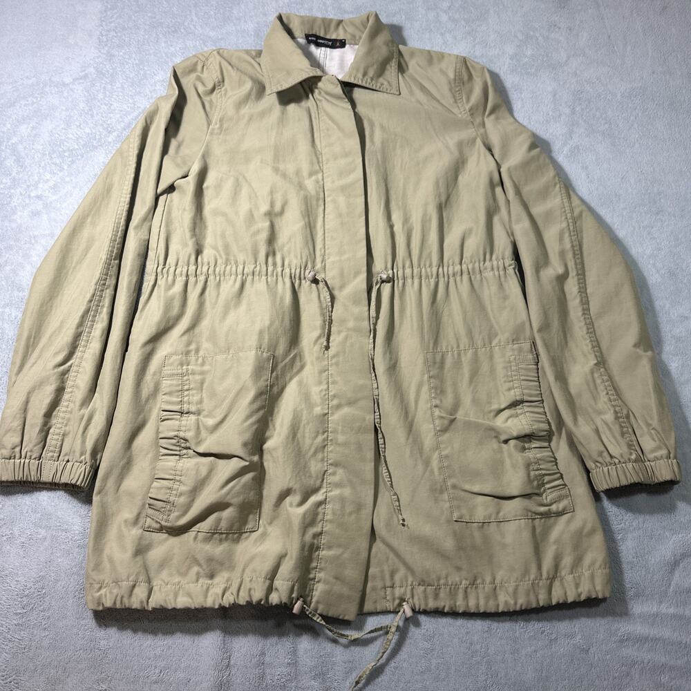 Vintage Y2k Cop Copin Over Coat Jacket Women Medium Surplus Minimalist 90s Vtg